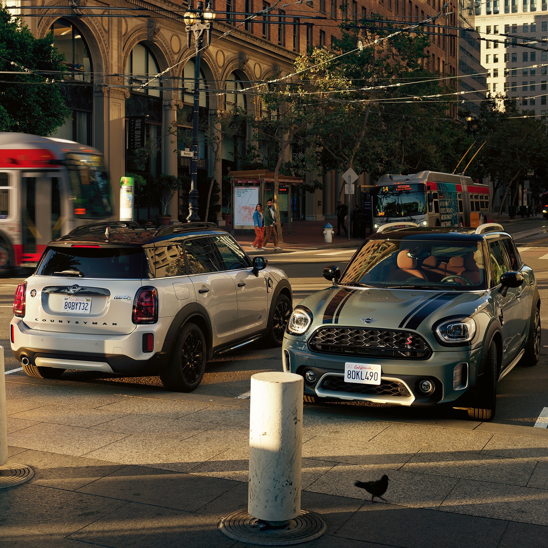 Der neue MINI COUNTRYMAN – MINI COOPER SE COUNTRYMAN ALL4 – Frontansicht